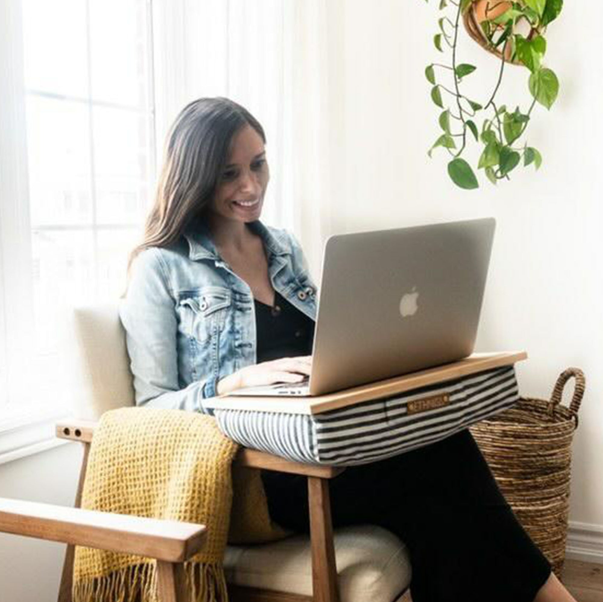 Grey Laptop Tray